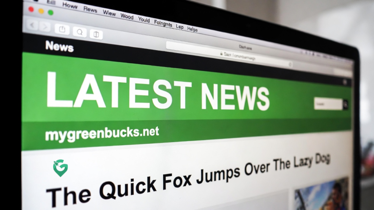 latest news mygreenbucks.net